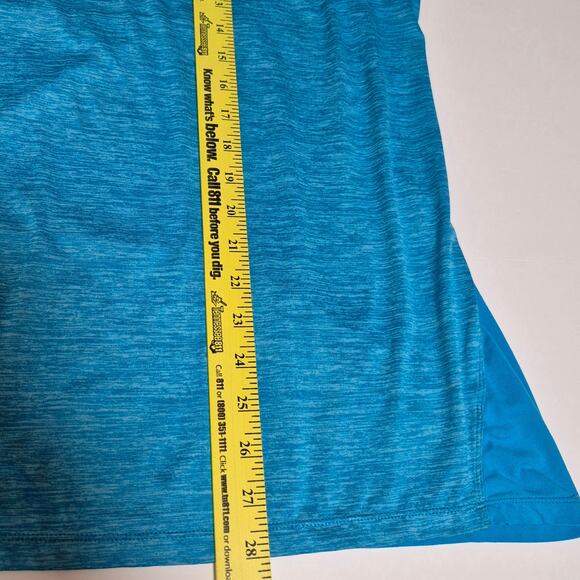 Avia Womens Large Blue Tank Top T-back Round Neckline - Picture 7 of 7